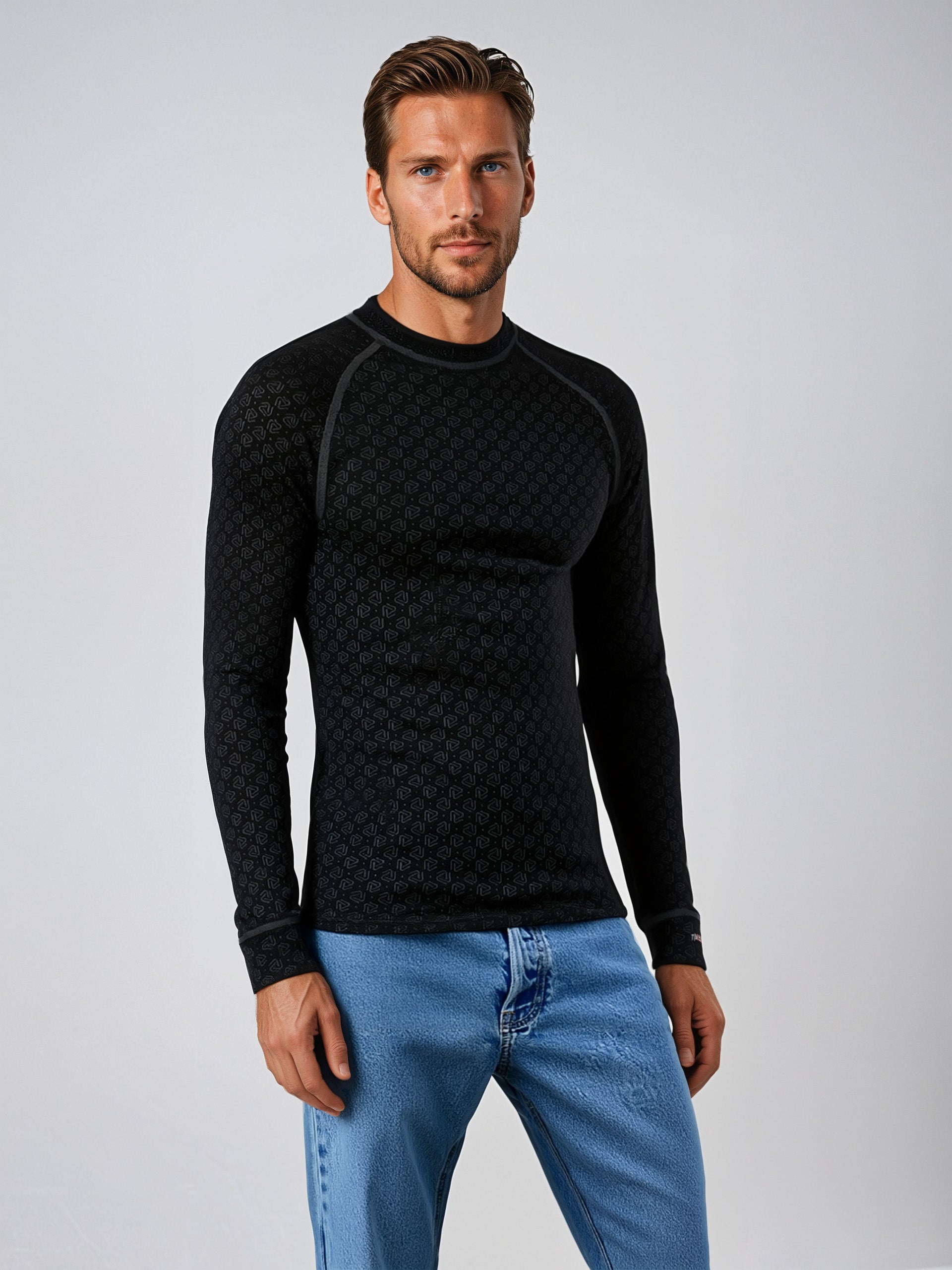 Funktionswäsche Herren Oberteil aus Merino Wolle